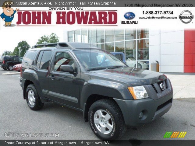 2006 Nissan Xterra X 4x4 in Night Armor Pearl