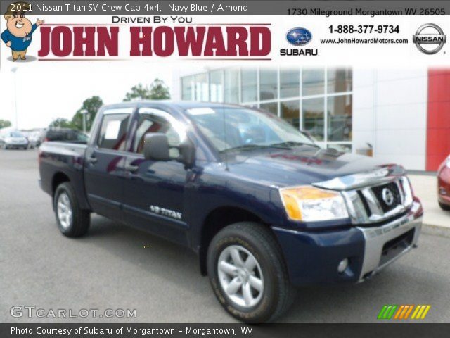 2011 Nissan Titan SV Crew Cab 4x4 in Navy Blue