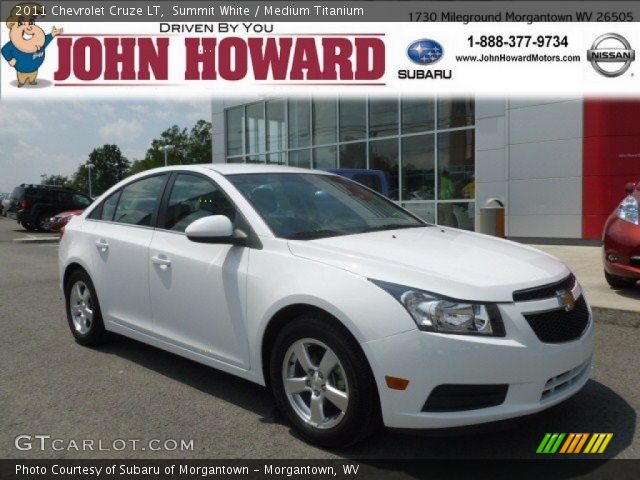 2011 Chevrolet Cruze LT in Summit White