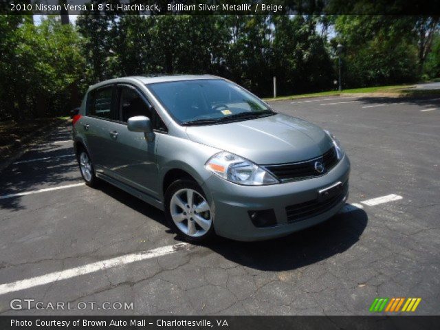 2010 Nissan Versa 1.8 SL Hatchback in Brilliant Silver Metallic