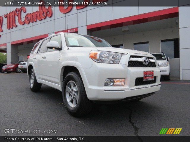2012 Toyota 4Runner SR5 in Blizzard White Pearl