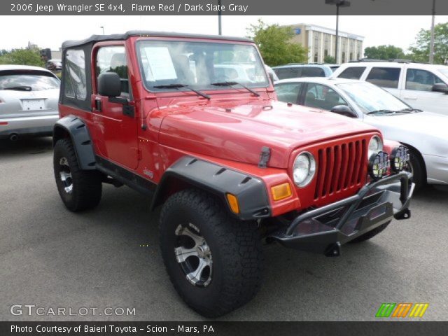 2006 Jeep Wrangler SE 4x4 in Flame Red