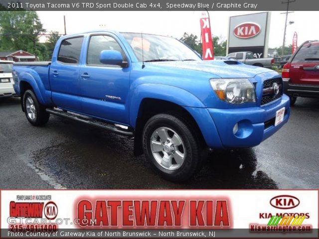 2011 Toyota Tacoma V6 TRD Sport Double Cab 4x4 in Speedway Blue