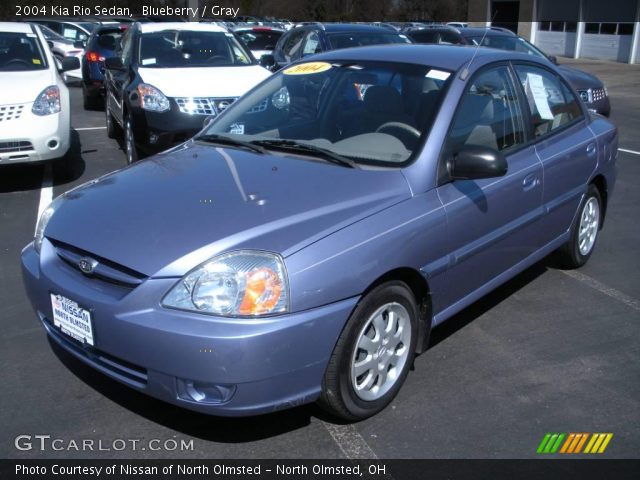 2004 Kia Rio Sedan in Blueberry