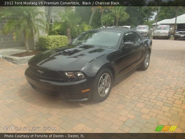 2012 Ford Mustang V6 Premium Convertible in Black