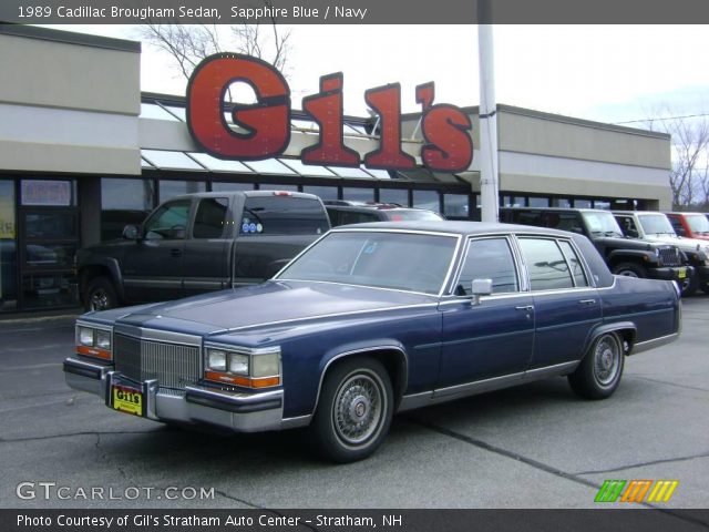 1989 Cadillac Brougham Sedan in Sapphire Blue