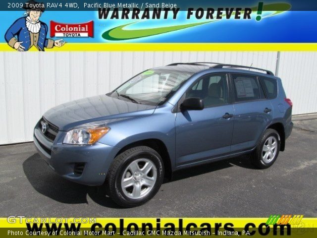 2009 Toyota RAV4 4WD in Pacific Blue Metallic