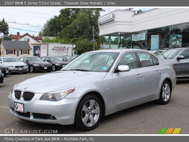 2007 BMW 5 Series 530xi Sedan in Titanium Silver Metallic