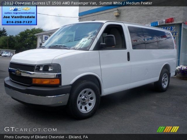 2012 Chevrolet Express LT 1500 AWD Passenger Van in Summit White
