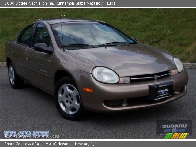 2000 Dodge Neon Highline in Cinnamon Glaze Metallic