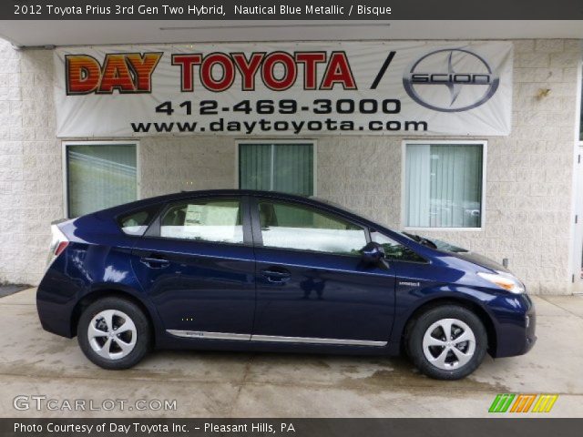 2012 Toyota Prius 3rd Gen Two Hybrid in Nautical Blue Metallic