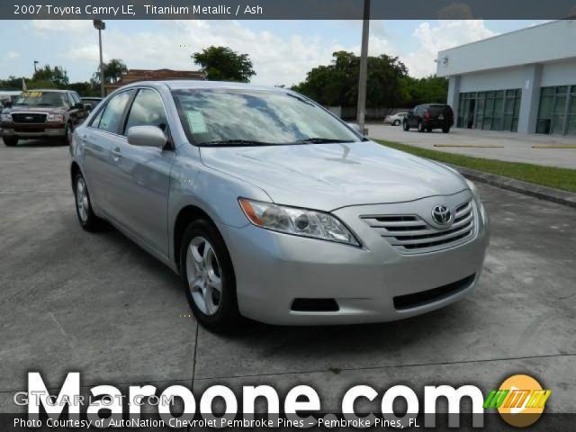 2007 Toyota Camry LE in Titanium Metallic