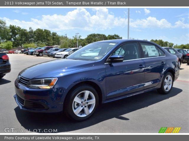 2013 Volkswagen Jetta TDI Sedan in Tempest Blue Metallic