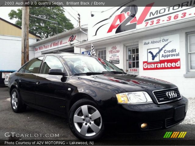 2003 Audi A6 3.0 quattro Sedan in Brilliant Black