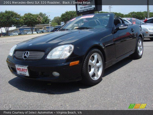 2001 Mercedes-Benz SLK 320 Roadster in Black