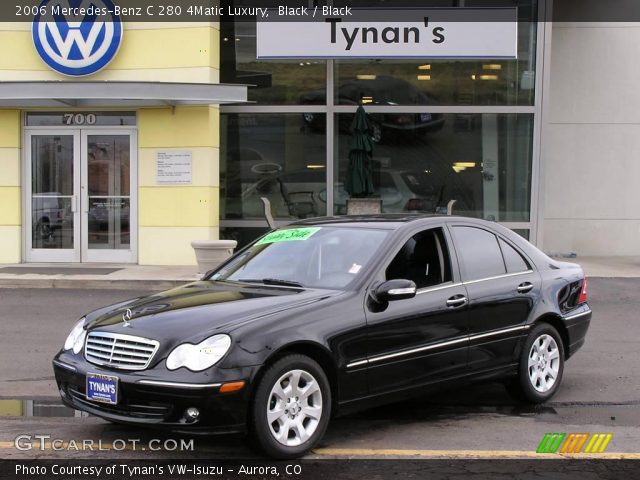 2006 Mercedes-Benz C 280 4Matic Luxury in Black