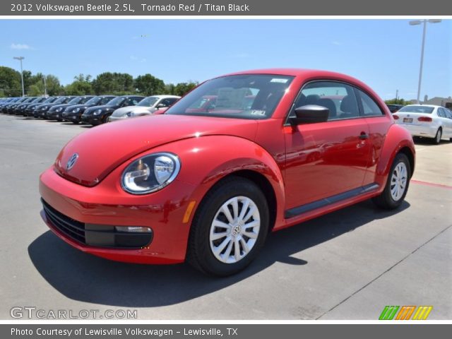 2012 Volkswagen Beetle 2.5L in Tornado Red