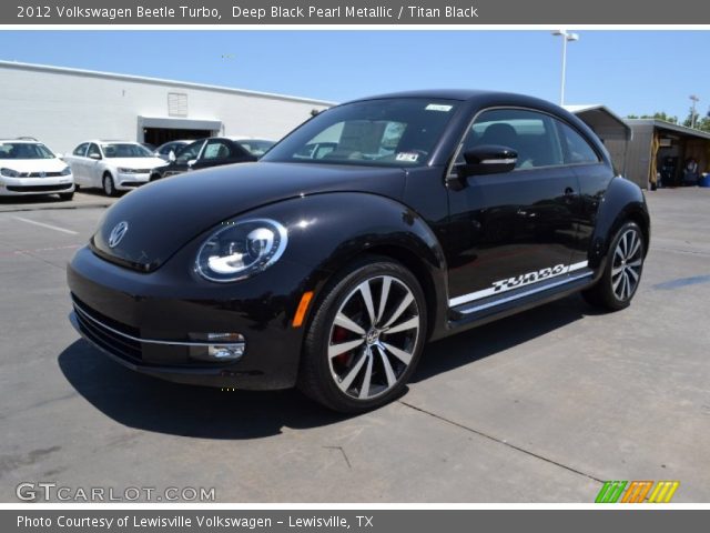 2012 Volkswagen Beetle Turbo in Deep Black Pearl Metallic