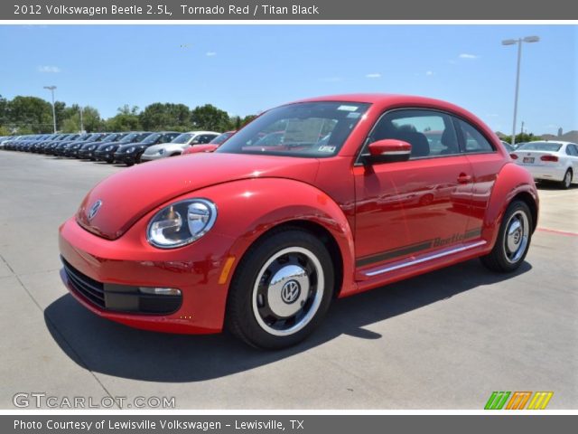 2012 Volkswagen Beetle 2.5L in Tornado Red