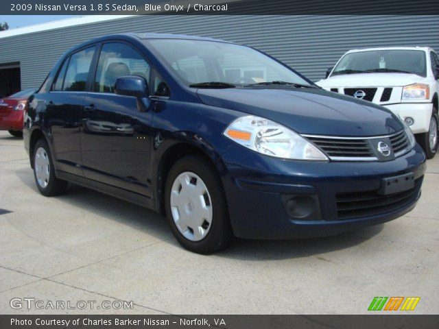 2009 Nissan Versa 1.8 S Sedan in Blue Onyx