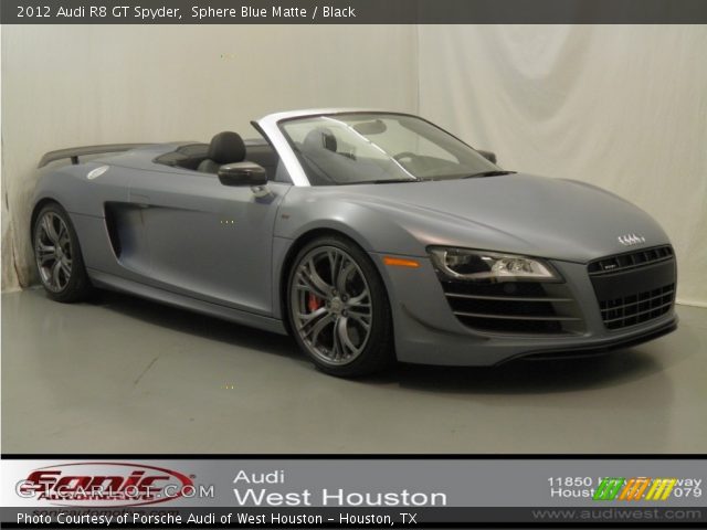 2012 Audi R8 GT Spyder in Sphere Blue Matte