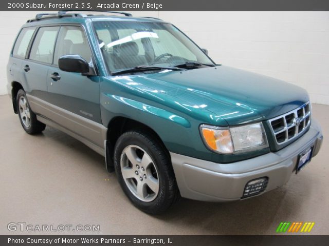 2000 Subaru Forester 2.5 S in Arcadia Green