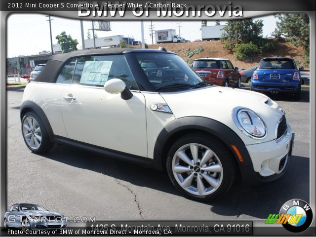 2012 Mini Cooper S Convertible in Pepper White