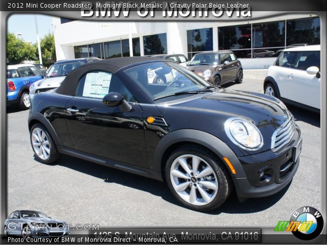 2012 Mini Cooper Roadster in Midnight Black Metallic