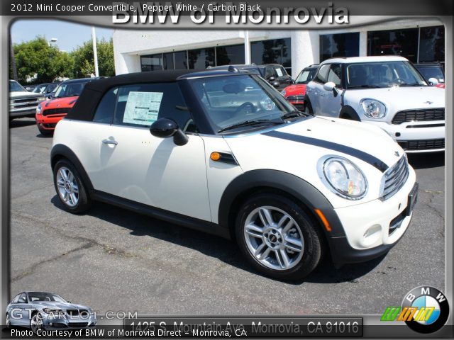 2012 Mini Cooper Convertible in Pepper White