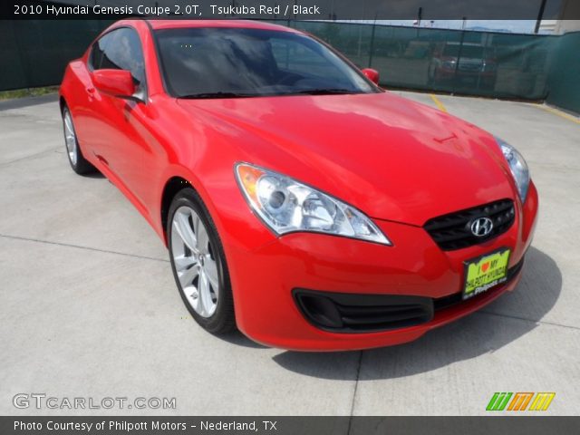 2010 Hyundai Genesis Coupe 2.0T in Tsukuba Red