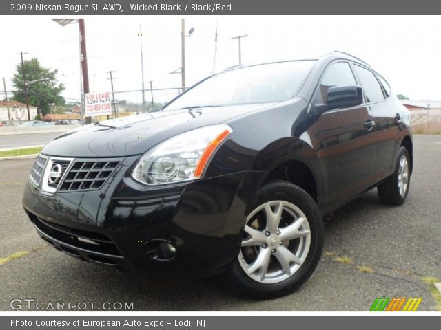 2009 Nissan Rogue SL AWD in Wicked Black