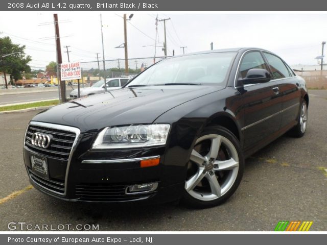 2008 Audi A8 L 4.2 quattro in Brilliant Black