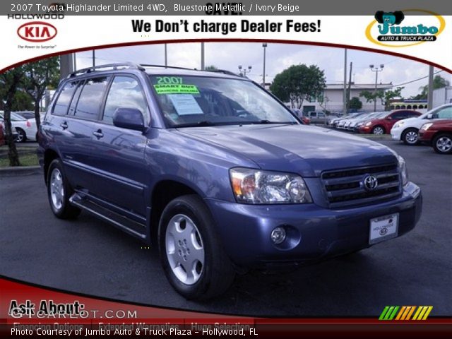 2007 Toyota Highlander Limited 4WD in Bluestone Metallic