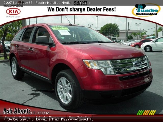 2007 Ford Edge SE in Redfire Metallic
