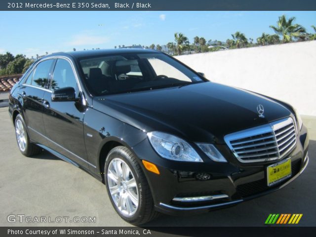 2012 Mercedes-Benz E 350 Sedan in Black