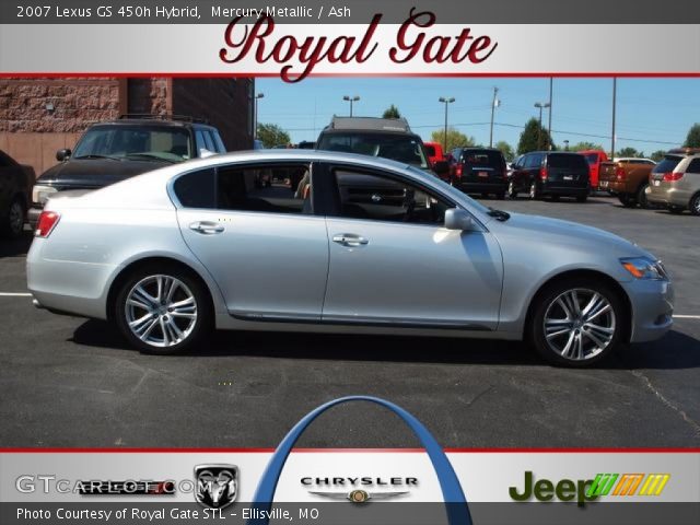2007 Lexus GS 450h Hybrid in Mercury Metallic