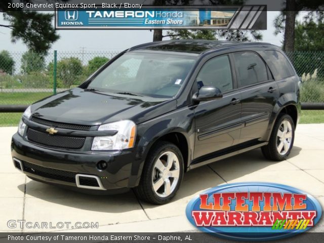 2008 Chevrolet Equinox Sport in Black