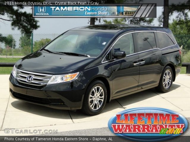 2011 Honda Odyssey EX-L in Crystal Black Pearl