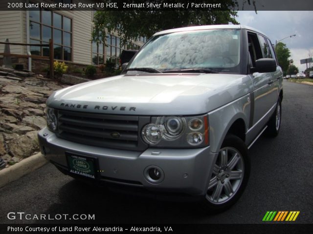 2008 Land Rover Range Rover V8 HSE in Zermatt Silver Metallic