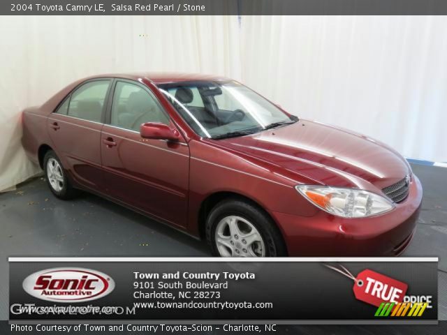 2004 Toyota Camry LE in Salsa Red Pearl