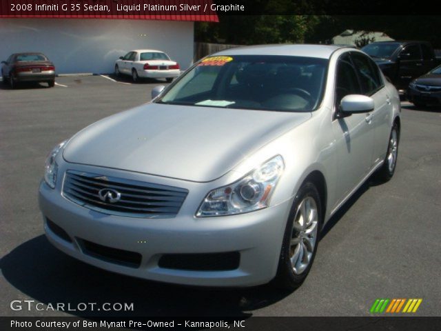 2008 Infiniti G 35 Sedan in Liquid Platinum Silver