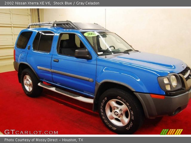 2002 Nissan Xterra XE V6 in Shock Blue