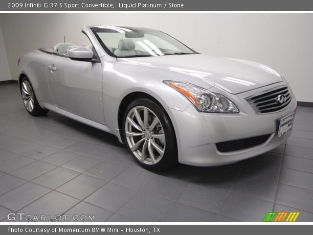 2009 Infiniti G 37 S Sport Convertible in Liquid Platinum