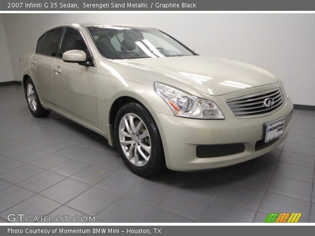 2007 Infiniti G 35 Sedan in Serengeti Sand Metallic