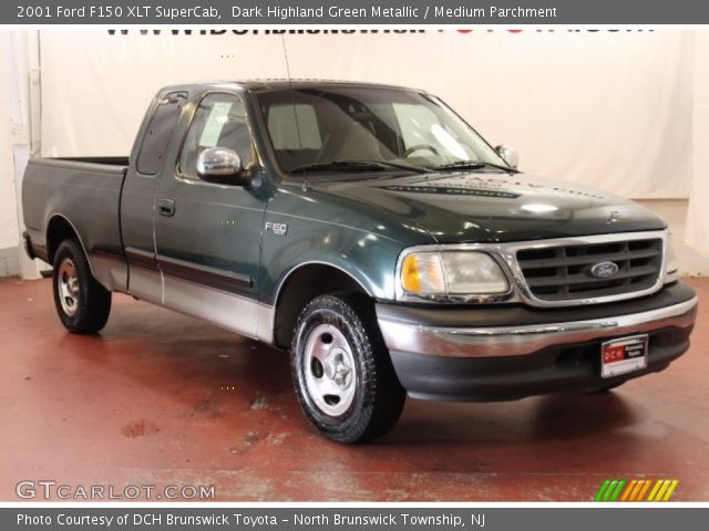 2001 Ford F150 XLT SuperCab in Dark Highland Green Metallic