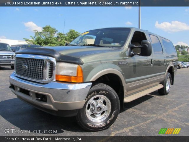 2000 Ford Excursion Limited 4x4 in Estate Green Metallic