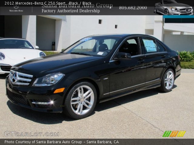 2012 Mercedes-Benz C 250 Sport in Black