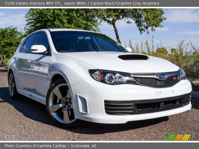 2008 Subaru Impreza WRX STi in Aspen White
