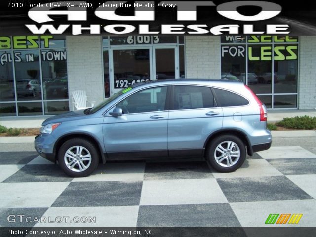 2010 Honda CR-V EX-L AWD in Glacier Blue Metallic