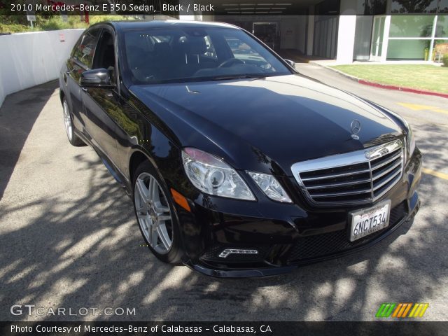 2010 Mercedes-Benz E 350 Sedan in Black
